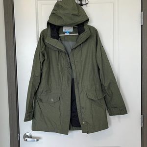Lightweight Columbia rain jacket